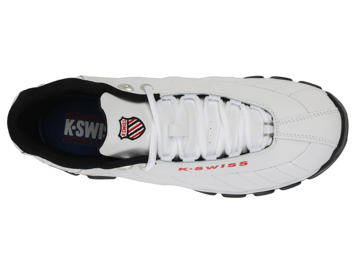 WHITE/BLACK/RED