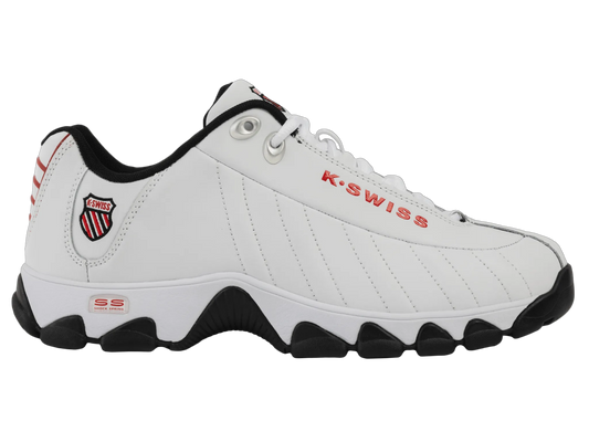 WHITE/BLACK/RED
