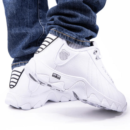 WHITE/BLACK/SILVER
