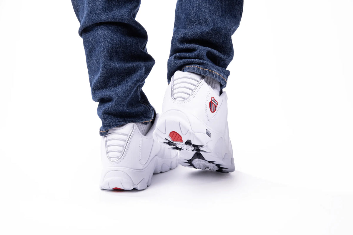 WHITE/NAVY/RED