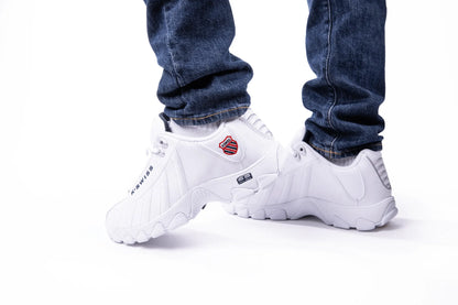 WHITE/NAVY/RED