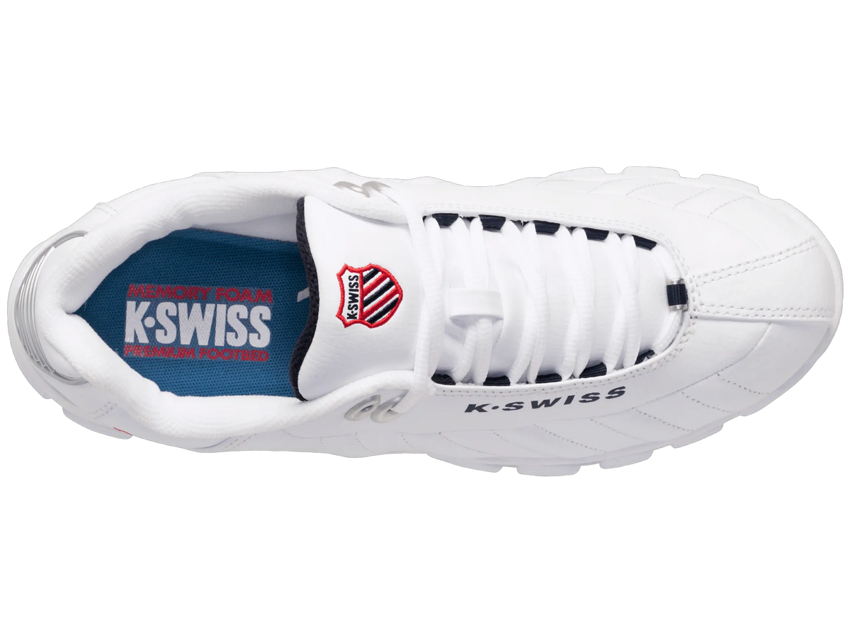 WHITE/NAVY/RED