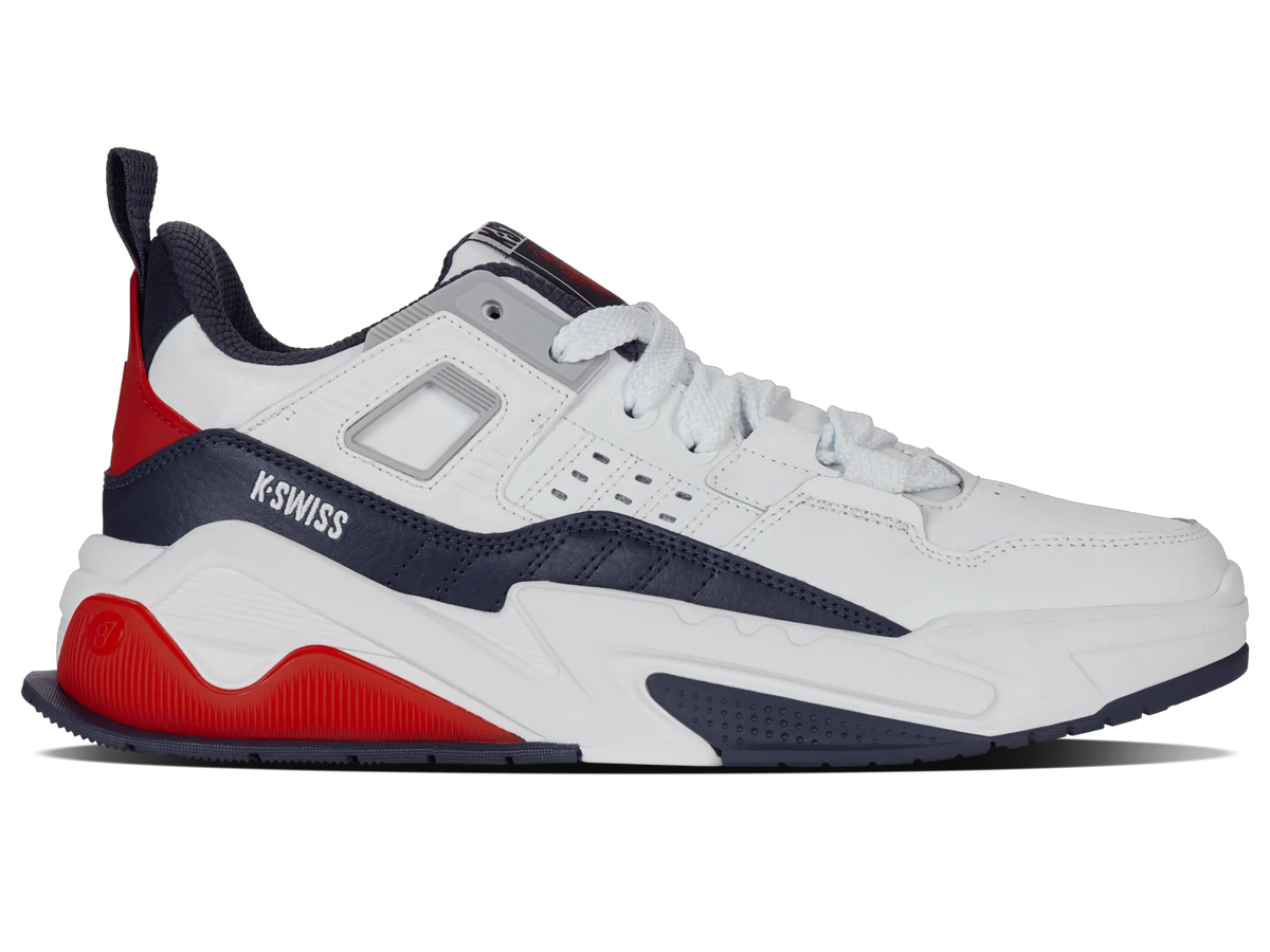 WHITE/NAVY/RED