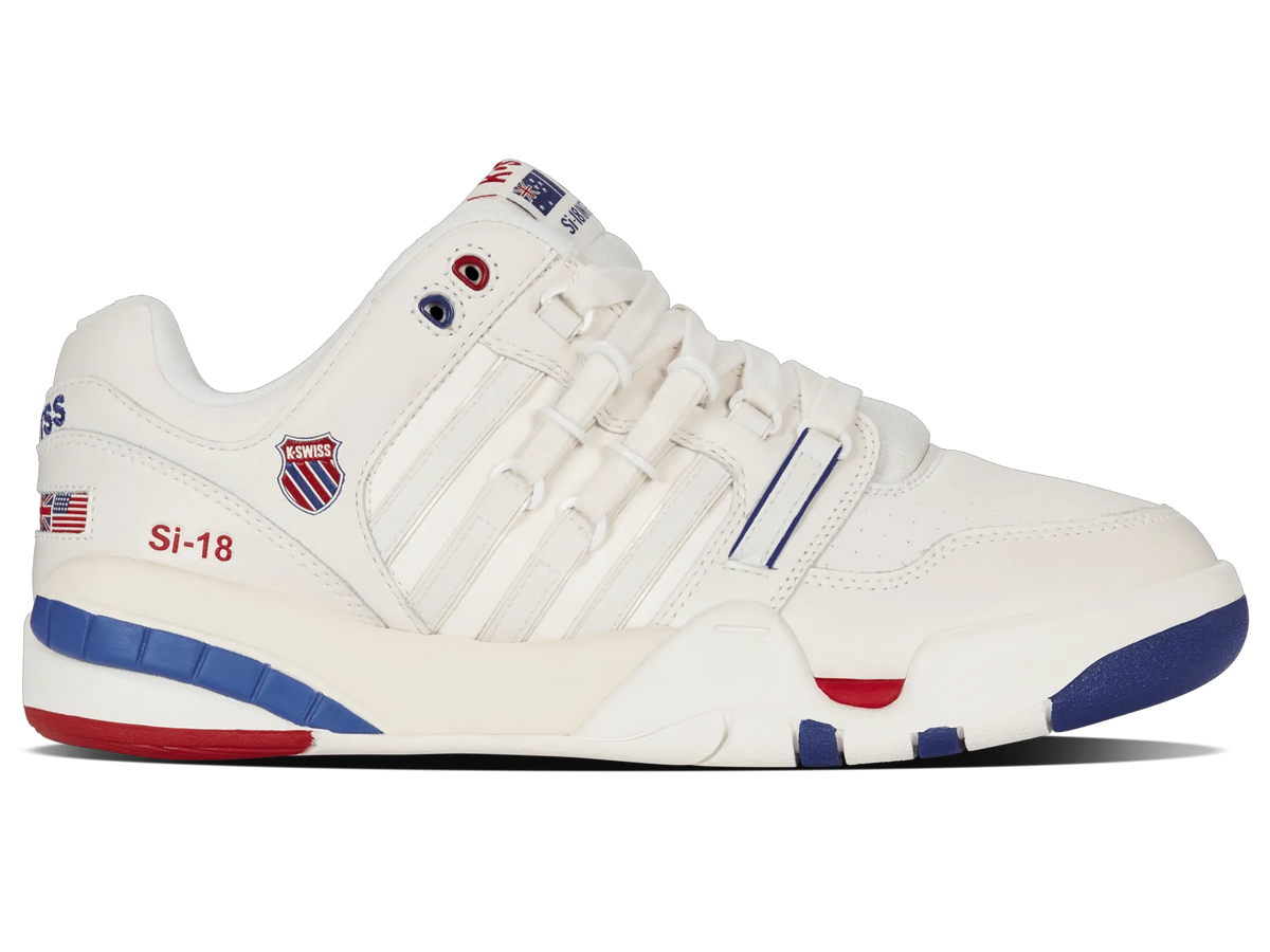 BRIGHT WHITE/CLASSIC BLUE/RED