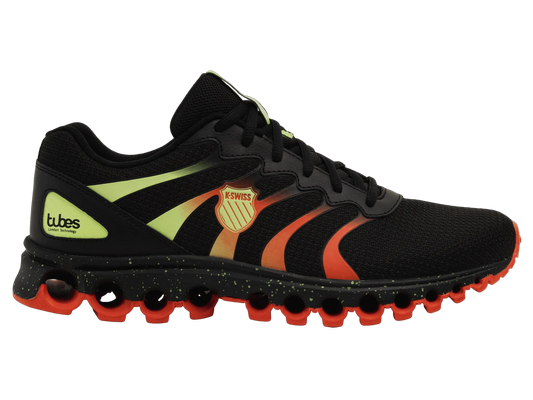 BLACK/SHARP GREEN/MANDARIN RED