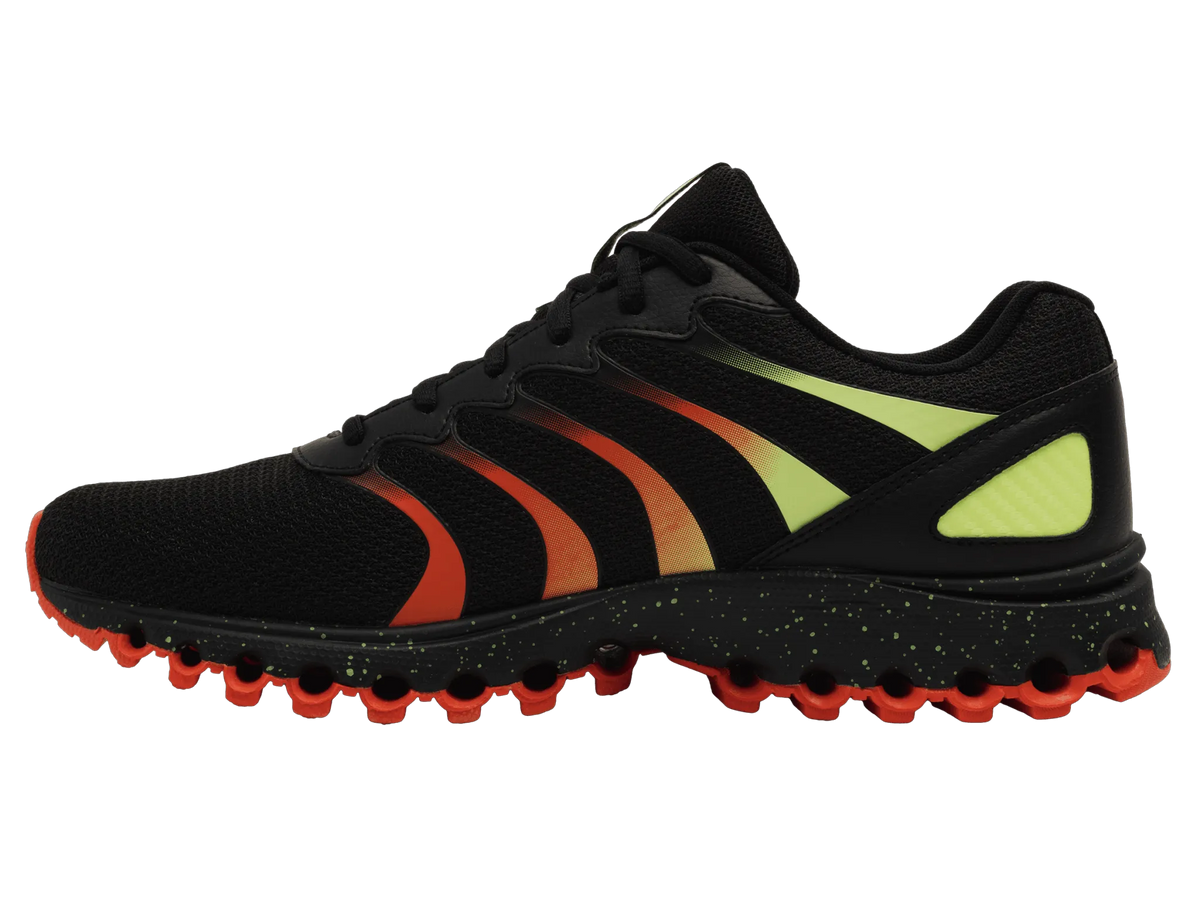 BLACK/SHARP GREEN/MANDARIN RED