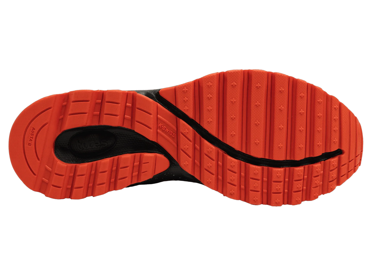 BLACK/SHARP GREEN/MANDARIN RED