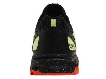 BLACK/SHARP GREEN/MANDARIN RED