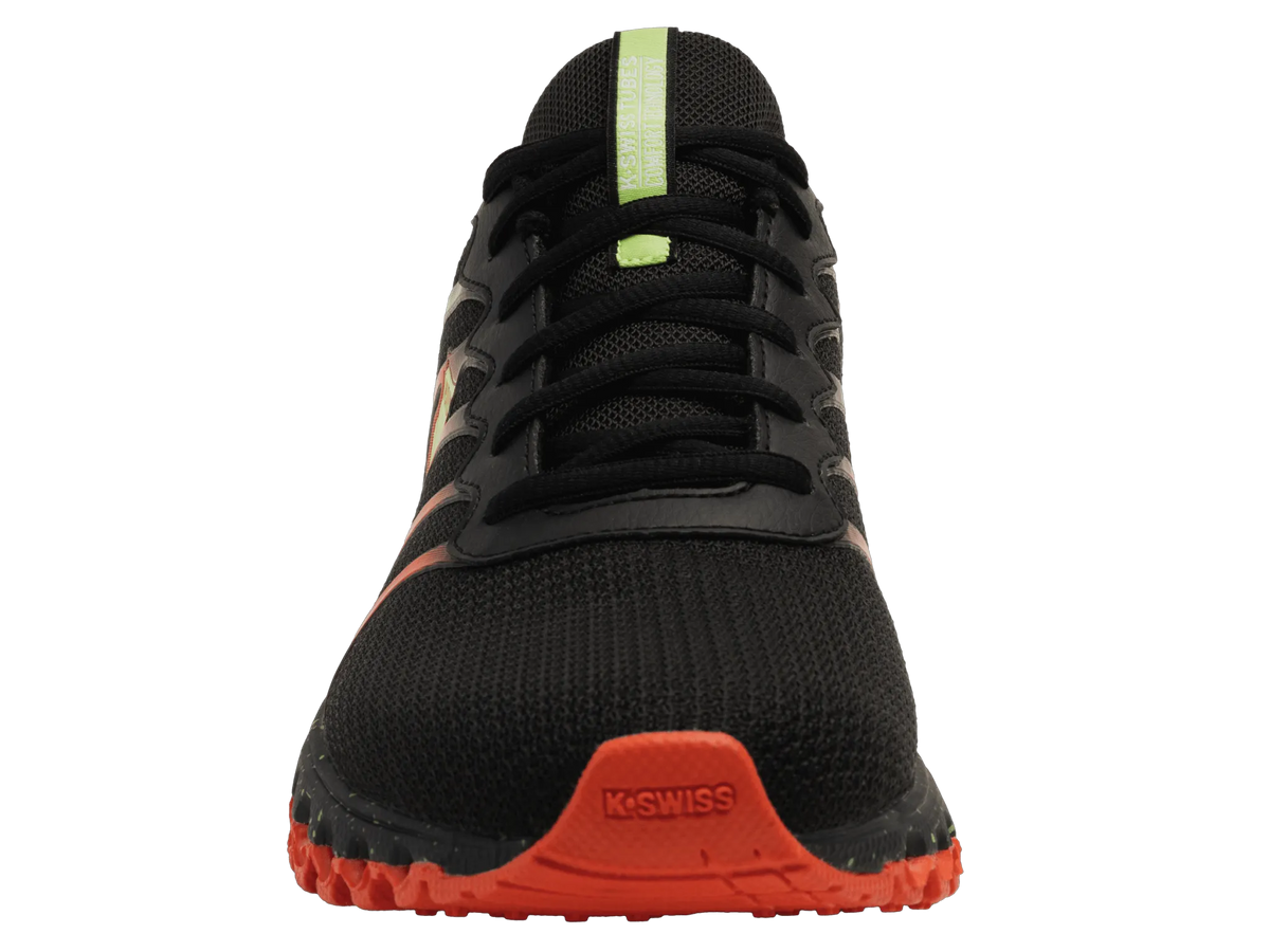 BLACK/SHARP GREEN/MANDARIN RED