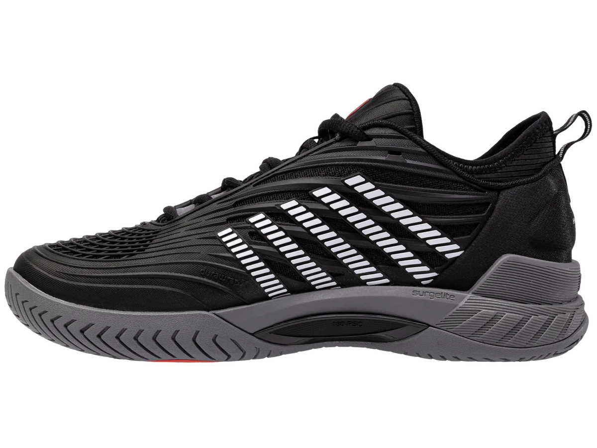 BLACK/STEEL GRAY/FIREY RED