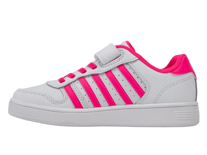 WHITE/HOT PINK