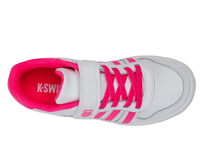 WHITE/HOT PINK