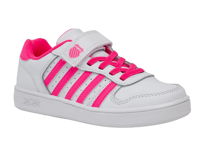 WHITE/HOT PINK
