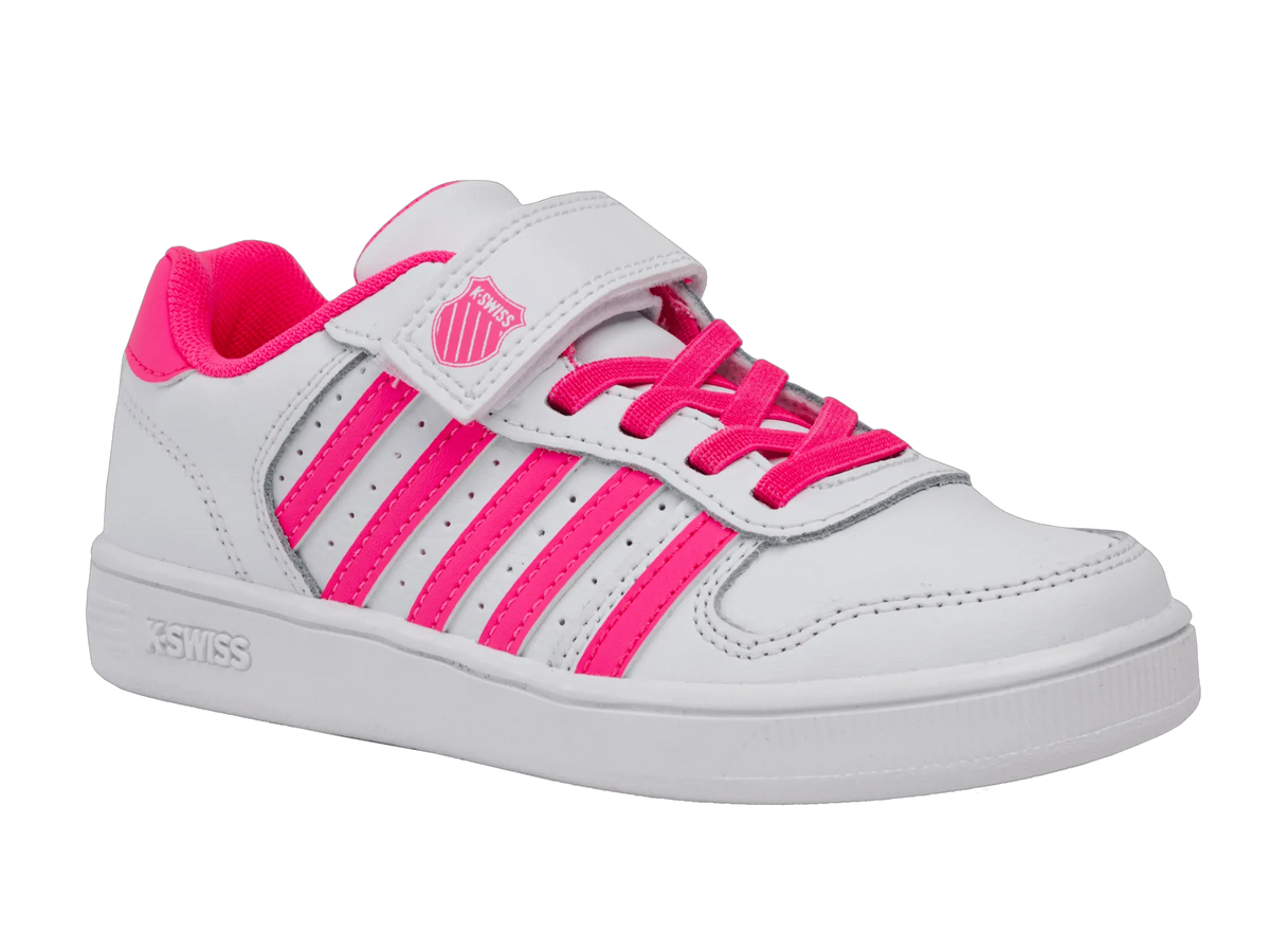 WHITE/HOT PINK