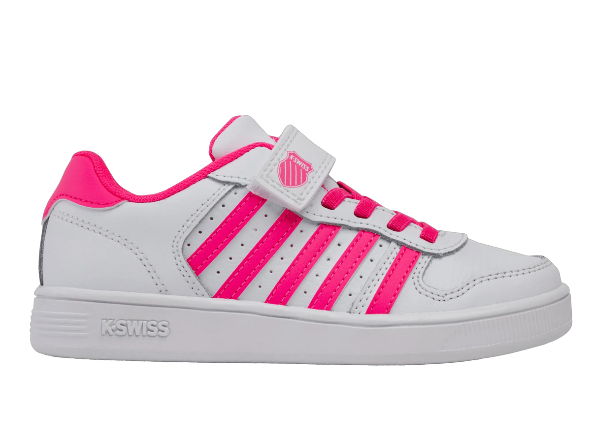 WHITE/HOT PINK