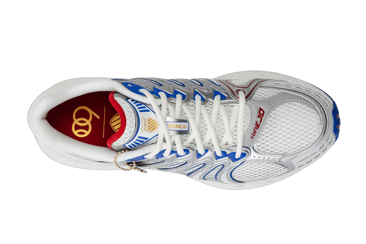 WIMBLEDON WHITE/METALLIC SILVER/DAZZLING BLUE