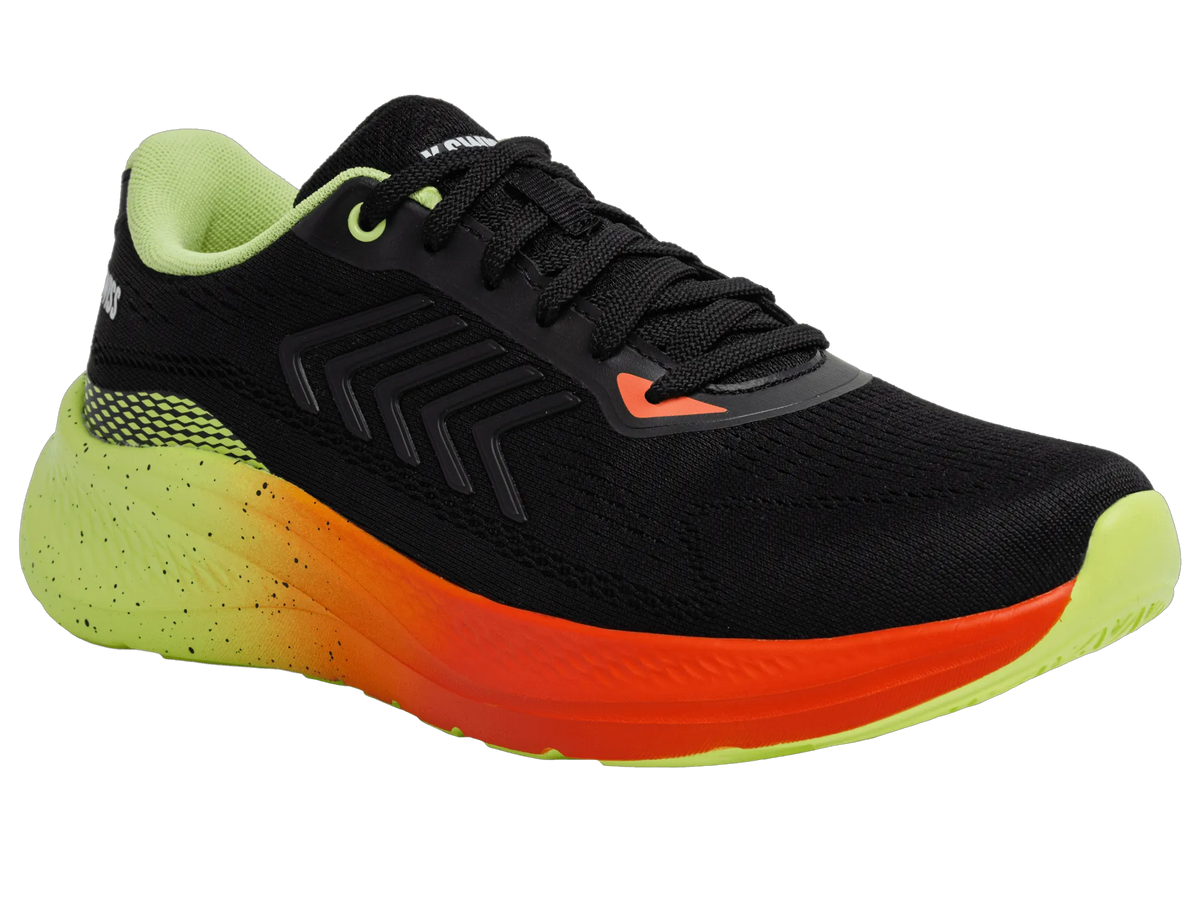 BLACK/MANDARIN RED/SHARP GREEN