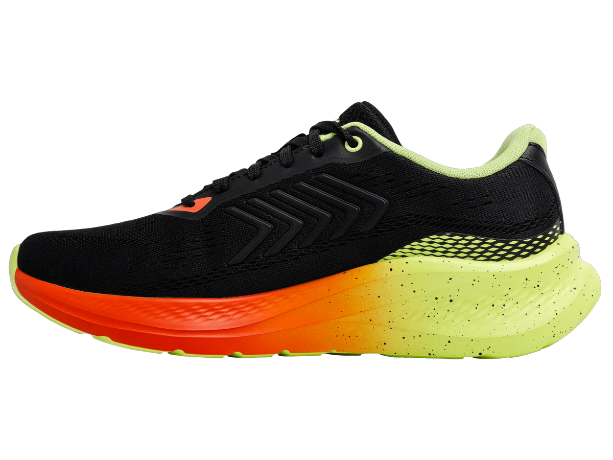 BLACK/MANDARIN RED/SHARP GREEN