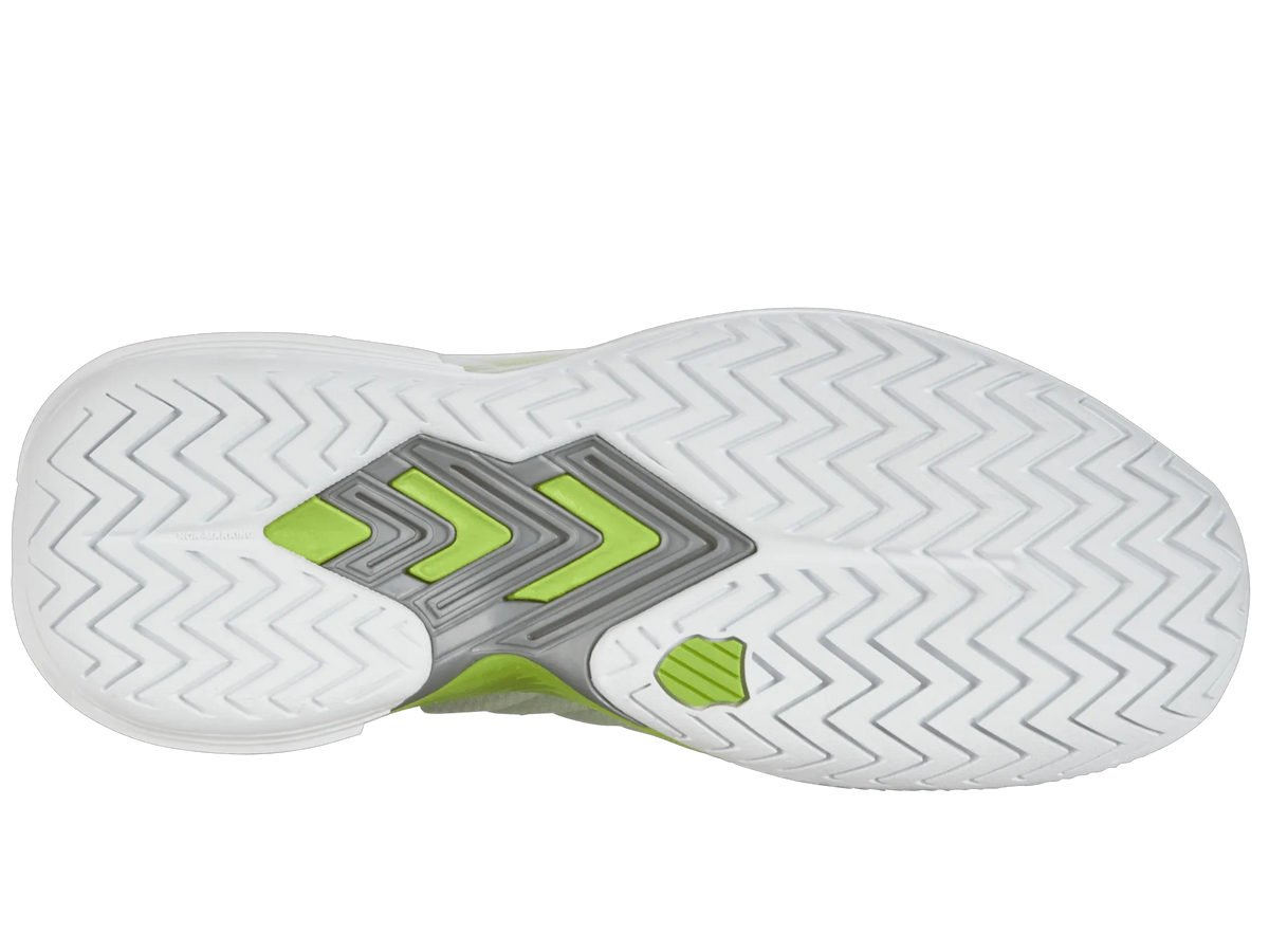 WHITE/GRAY VIOLET/LIME GREEN