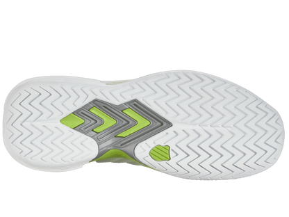 WHITE/GRAY VIOLET/LIME GREEN