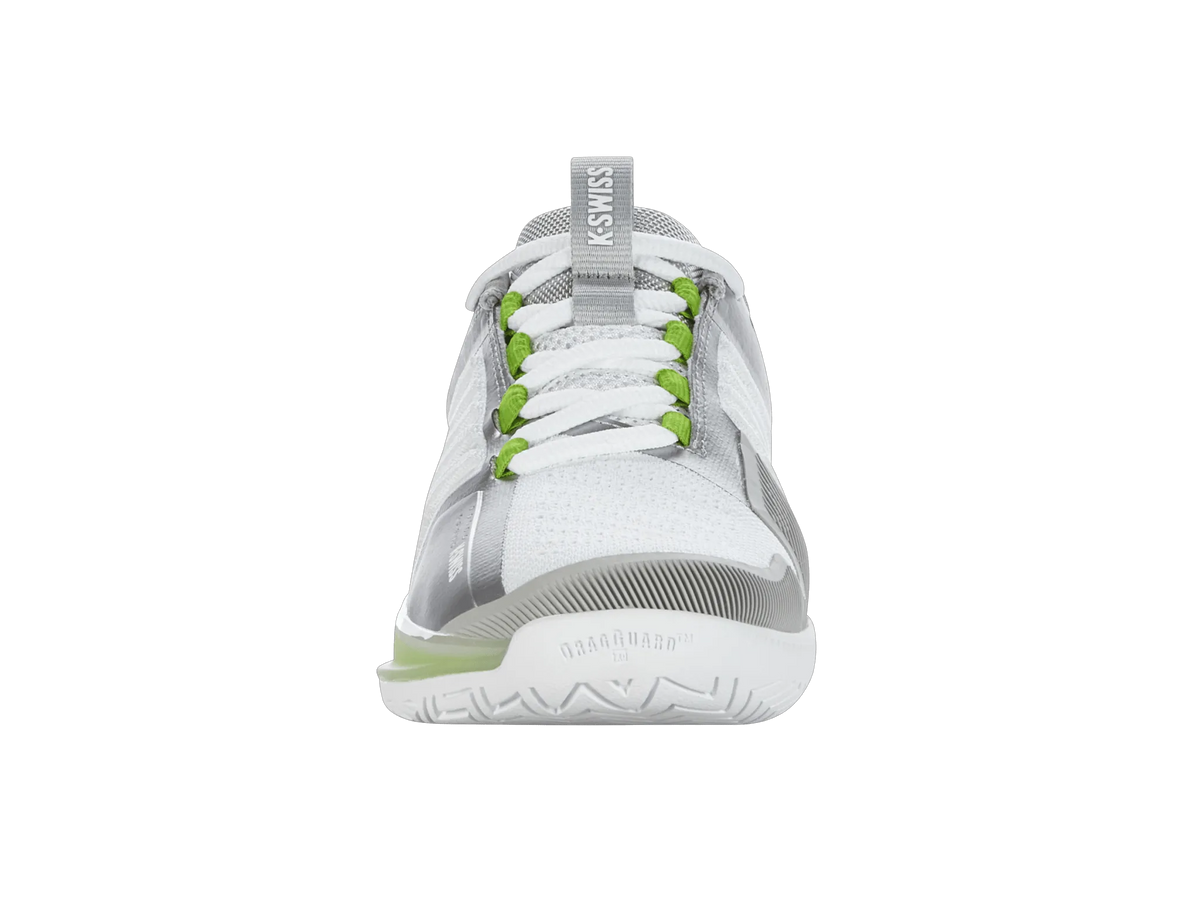 WHITE/GRAY VIOLET/LIME GREEN