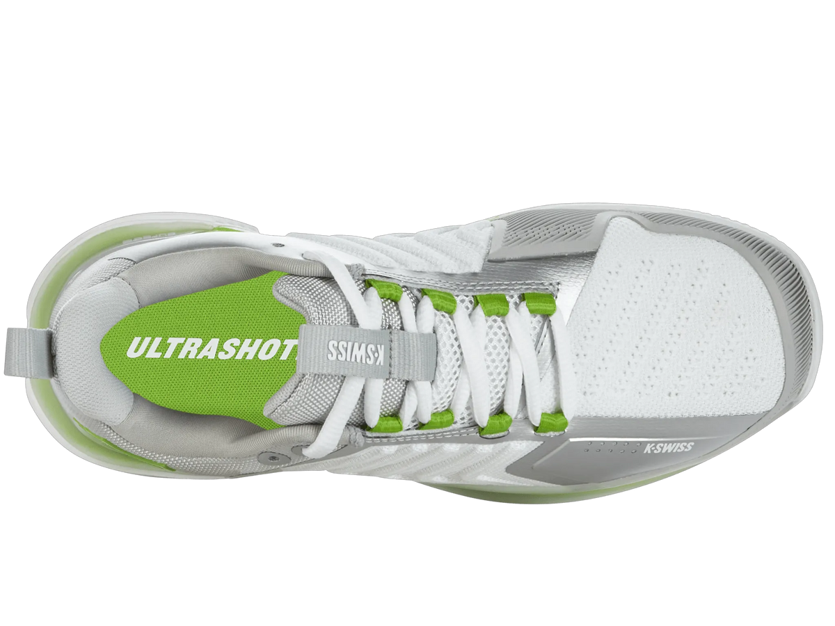 WHITE/GRAY VIOLET/LIME GREEN