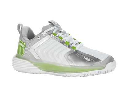 WHITE/GRAY VIOLET/LIME GREEN