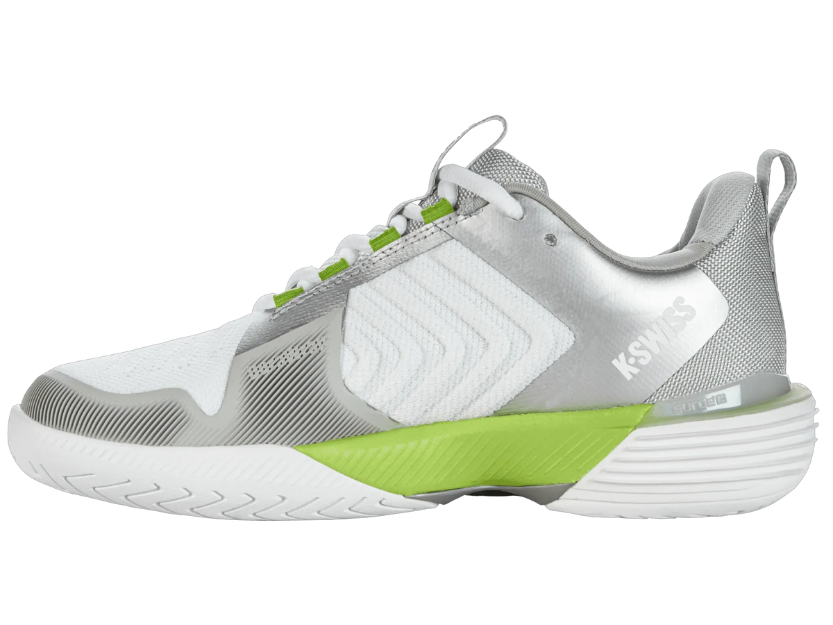 WHITE/GRAY VIOLET/LIME GREEN