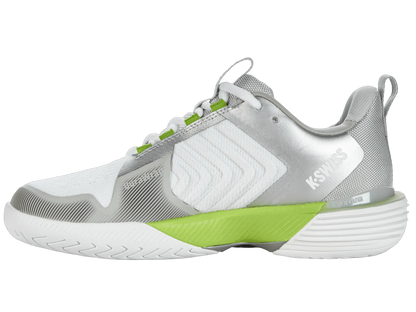 WHITE/GRAY VIOLET/LIME GREEN